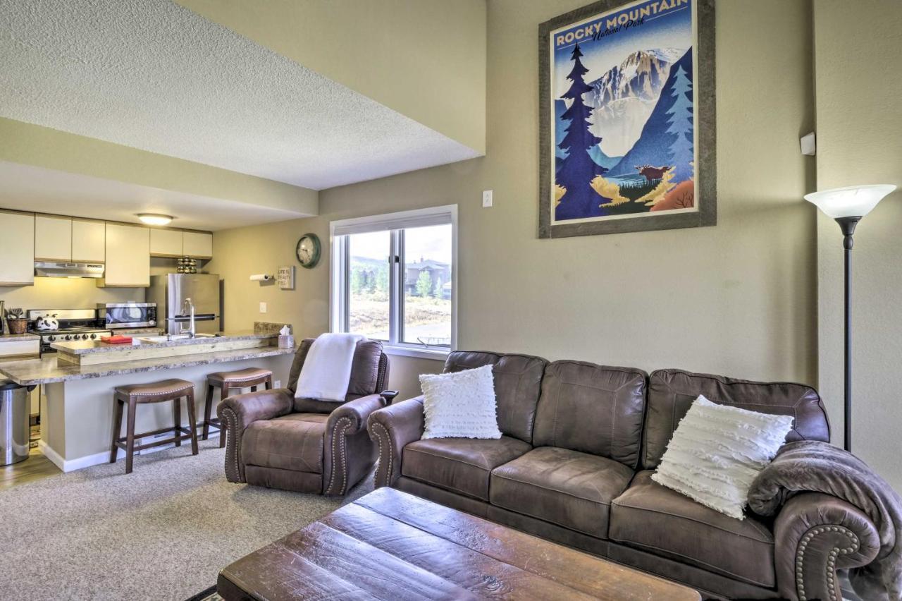 Granby Retreat With Mtn View - Walk To Ski Lifts! Apartment Exterior foto